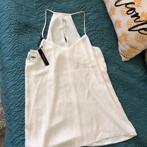 Reversible cream express dressy tank